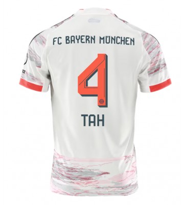 Bayern Munich Jonathan Tah #4 Replika Udebanetrøje 2025-26 Kortærmet